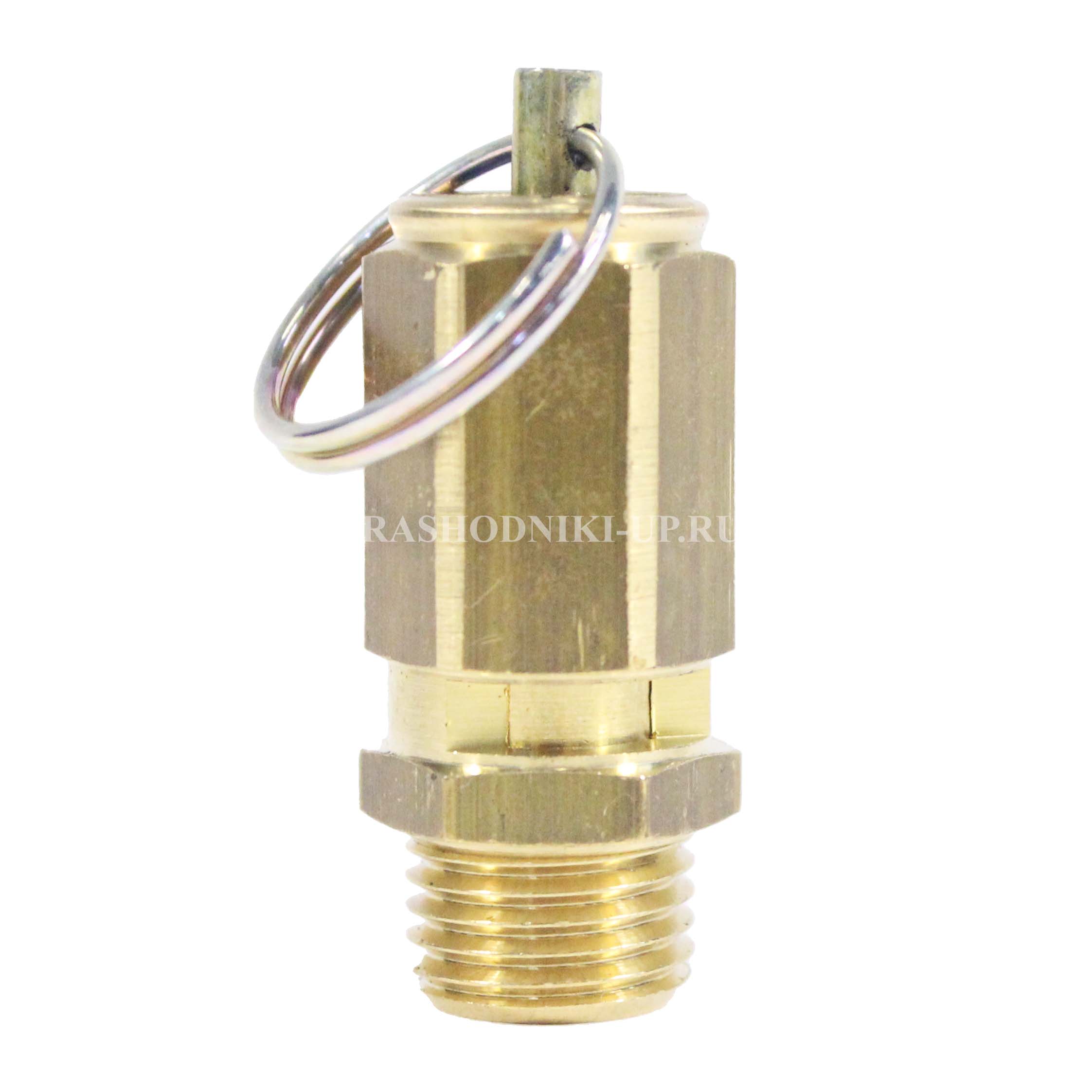 D 102/22 Клапан 1/4" предохранительный 11бар+ручной сброс