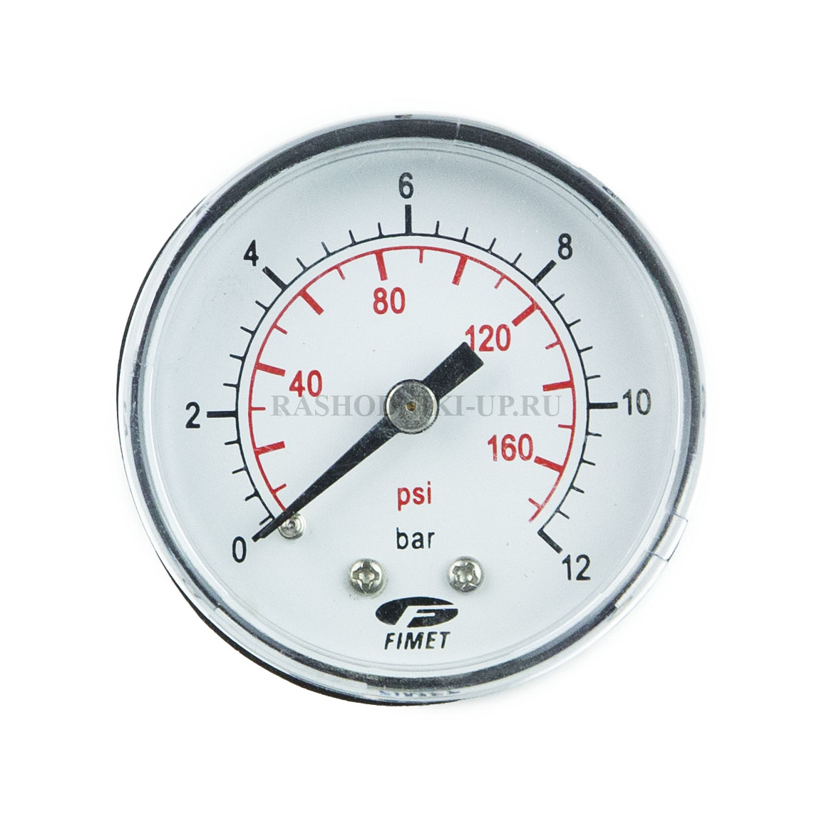 Манометр с двойной шкалой D 200/3 12 бар 1/4"