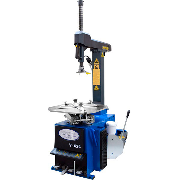 Станок шиномонтажный ROSSVIK V-624, автомат, до 24", 380В Цвет синий RAL5005