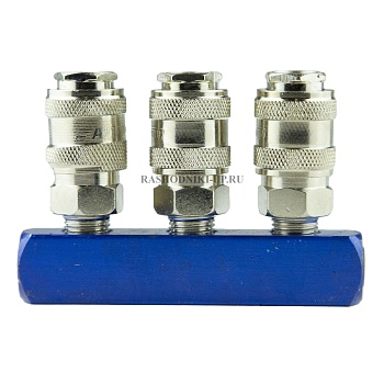 Тройник-переходник AMF-A3L-1/4" в линию