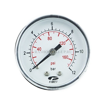 Манометр с двойной шкалой D 200/1 12 бар 1/8"