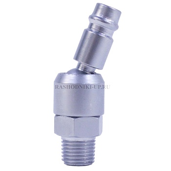 GS-P-0313-3 Штуцер с шарниром (внешняя резьба папа 13мм)