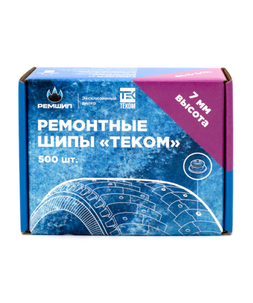Шипы 12-7-2TP «Теком» 500шт