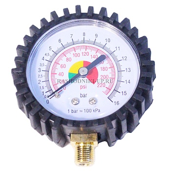 Манометр для пистолета подкачки 1/8" ТСР-287M (10мм)