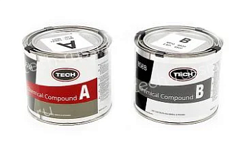 Двухкомпонентный состав для холодной вулканизации A&B,2 банки: 455 гр + 455 гр