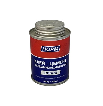 Клей-цемент НОРМ синий (250мл) 14-551