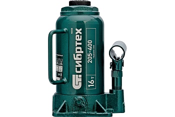 Домкрат бутылочный гидравлический 16т (205-400мм.) Сибртех