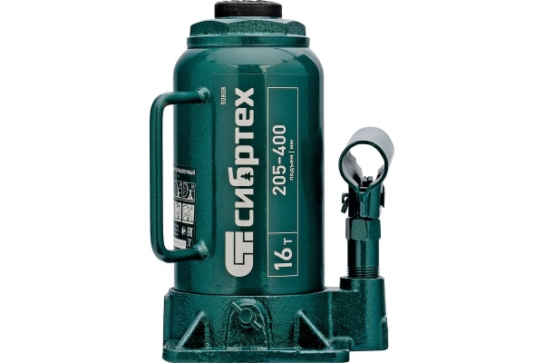 Домкрат бутылочный гидравлический 16т (205-400мм.) Сибртех
