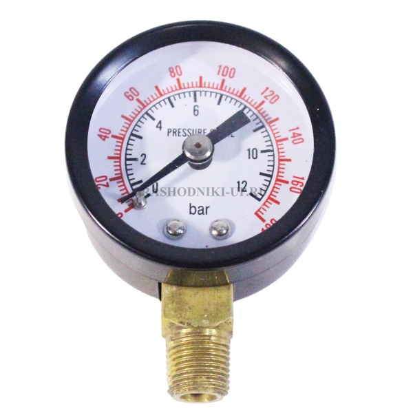 Манометр  1/8" SV 8057 (нижний вход)