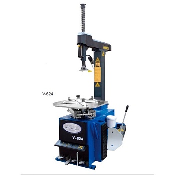 Станок шиномонтажный ROSSVIK V-624, автомат, до 24", 220В Цвет синий RAL5005