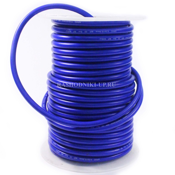 Шланг прямой PVC (9,5-15,5мм) H0915PVC (1м) синий