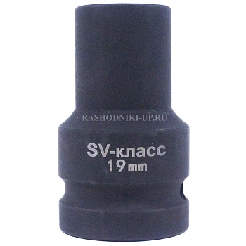 Головка торцевая высокая ударная 1" 19мм