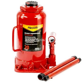 Домкрат бутылочный гидравлический 20т (215-405мм) Сибртех