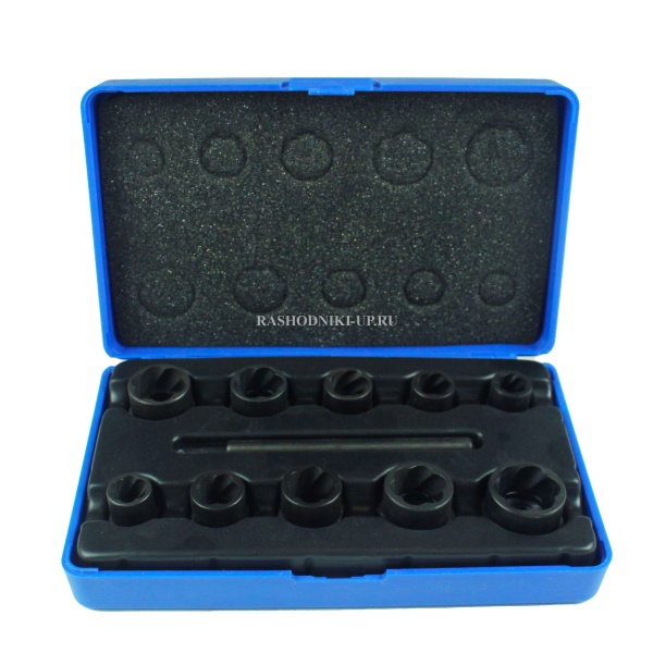 Набор для поврежденных гаек и болтов AUTOMASTER (11пр) высокий профиль AMT-63318
