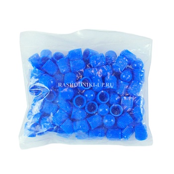 Колпачки 100шт синие 08-1000-2B