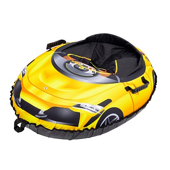 Тюбинг ФЕРРАРИ желтый овал 110*90 см, с камерой R 15