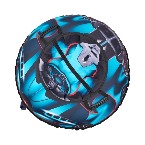 Тюбинг БУГАТТИ ГОЛУБОЙ 100см, с камерой R 15