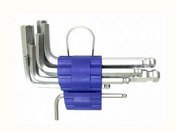 Ключи шестигранные 7шт с головкой HI 66710