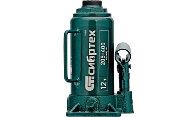 Домкрат бутылочный гидравлический 12т (205-400мм) Сибртех