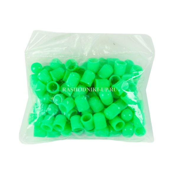 Колпачки 100шт зеленые 08-1000-3G