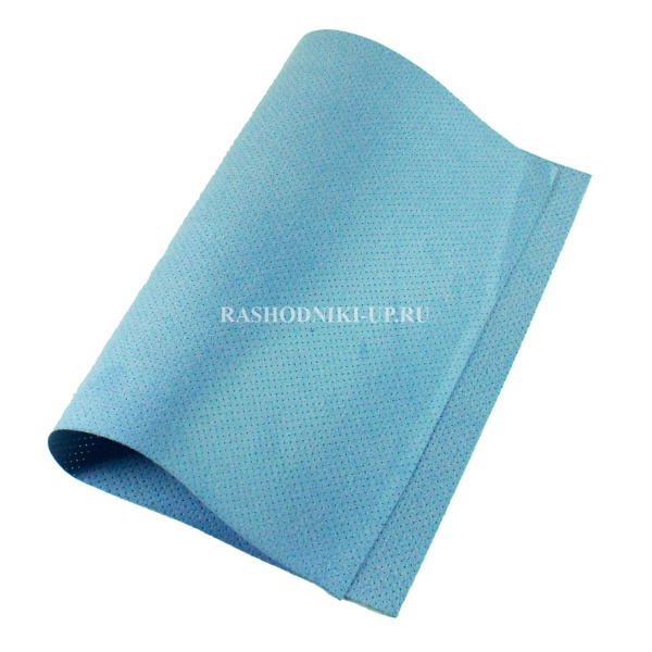 Замшевая тряпка синяя (50*40см)