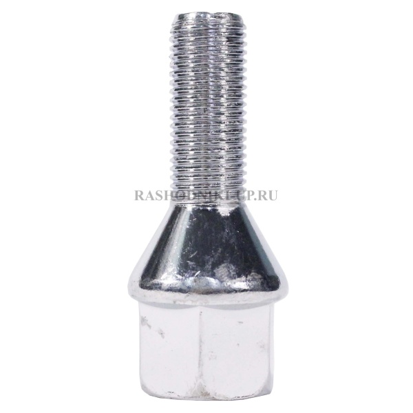 072120 Болт М12х1,25х30 конус,ключ 19мм,цинк (C17B30)