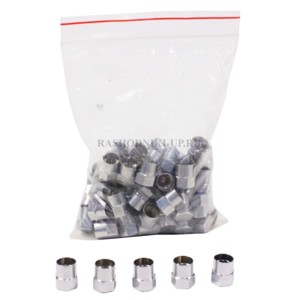 Колпачок хромированный 100шт