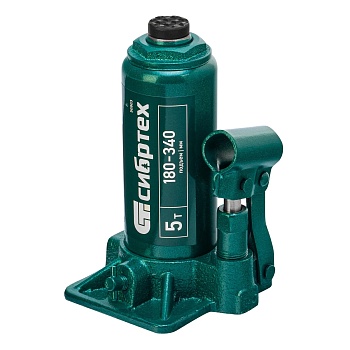 Домкрат бутылочный гидравлический 5т (180-340мм) Сибртех